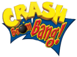 Crash Boom Bang title screen for Nintendo DS